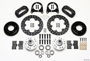 Picture of Wilwood Forged Dynalite Front Drag Kit Drilled Rotor 37-48 Ford Psgr- Car Spindle