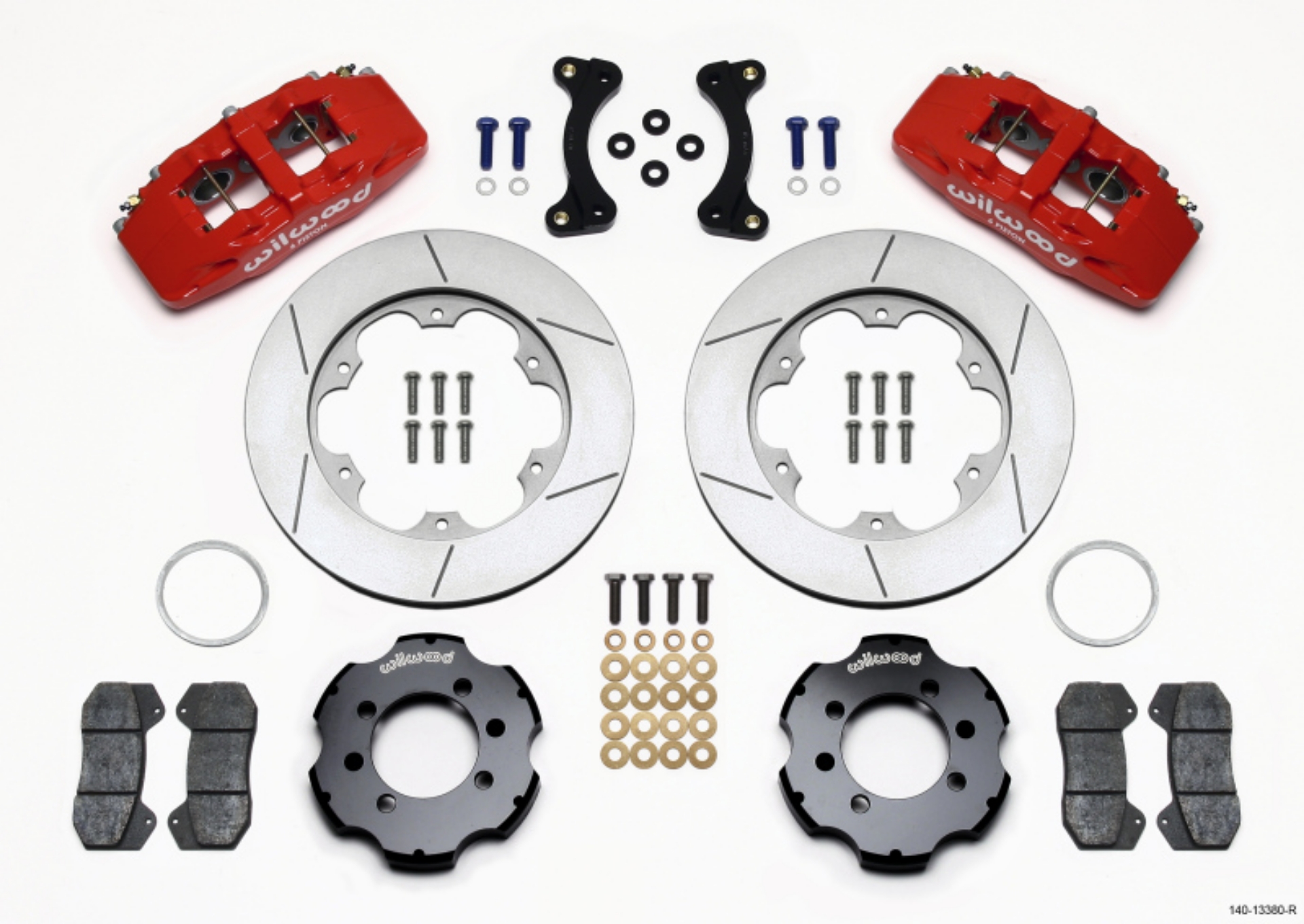 Picture of Wilwood Dynapro 6 Front Hat Kit 11-00in GT Rotor Red 95-05 Miata