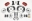 Picture of Wilwood Dynapro Dust-Boot Front Kit 12-19in Red 74-80 Pinto-Mustang II Disc Spindle only