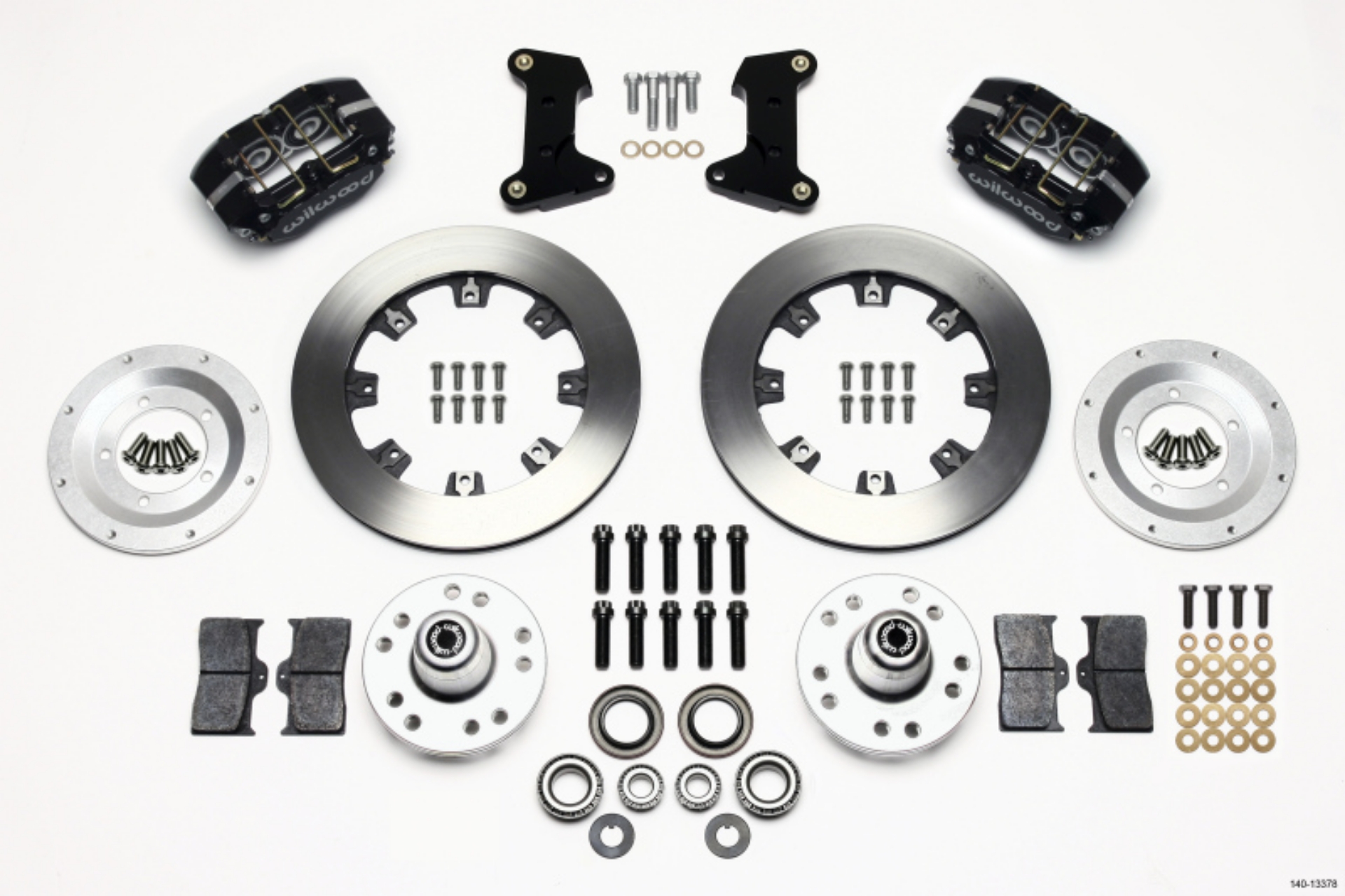 Picture of Wilwood Dynapro Dust-Boot Front Kit 12-19in 74-80 Pinto-Mustang II Disc Spindle only