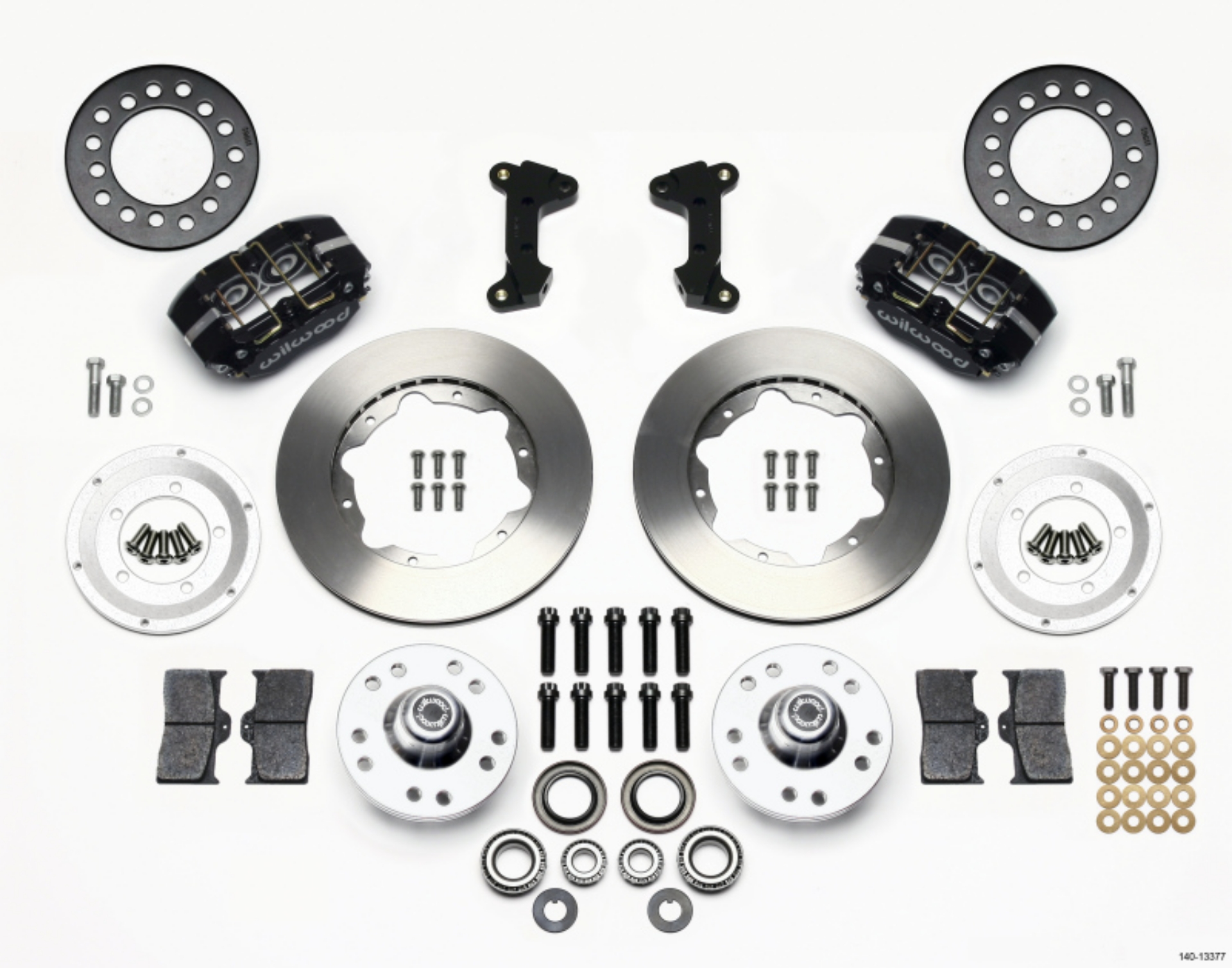 Picture of Wilwood Dynapro Dust-Boot Front Kit 11-00in 74-80 Pinto-Mustang II Disc Spindle only