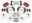Picture of Wilwood Dynapro Dust-Boot Front Kit 11-00in Red 67-69 Camaro 64-72 Nova Chevelle