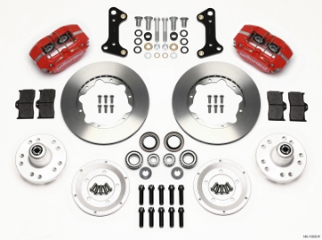 Picture of Wilwood Dynapro Dust-Boot Front Kit 11-00in Red 67-69 Camaro 64-72 Nova Chevelle
