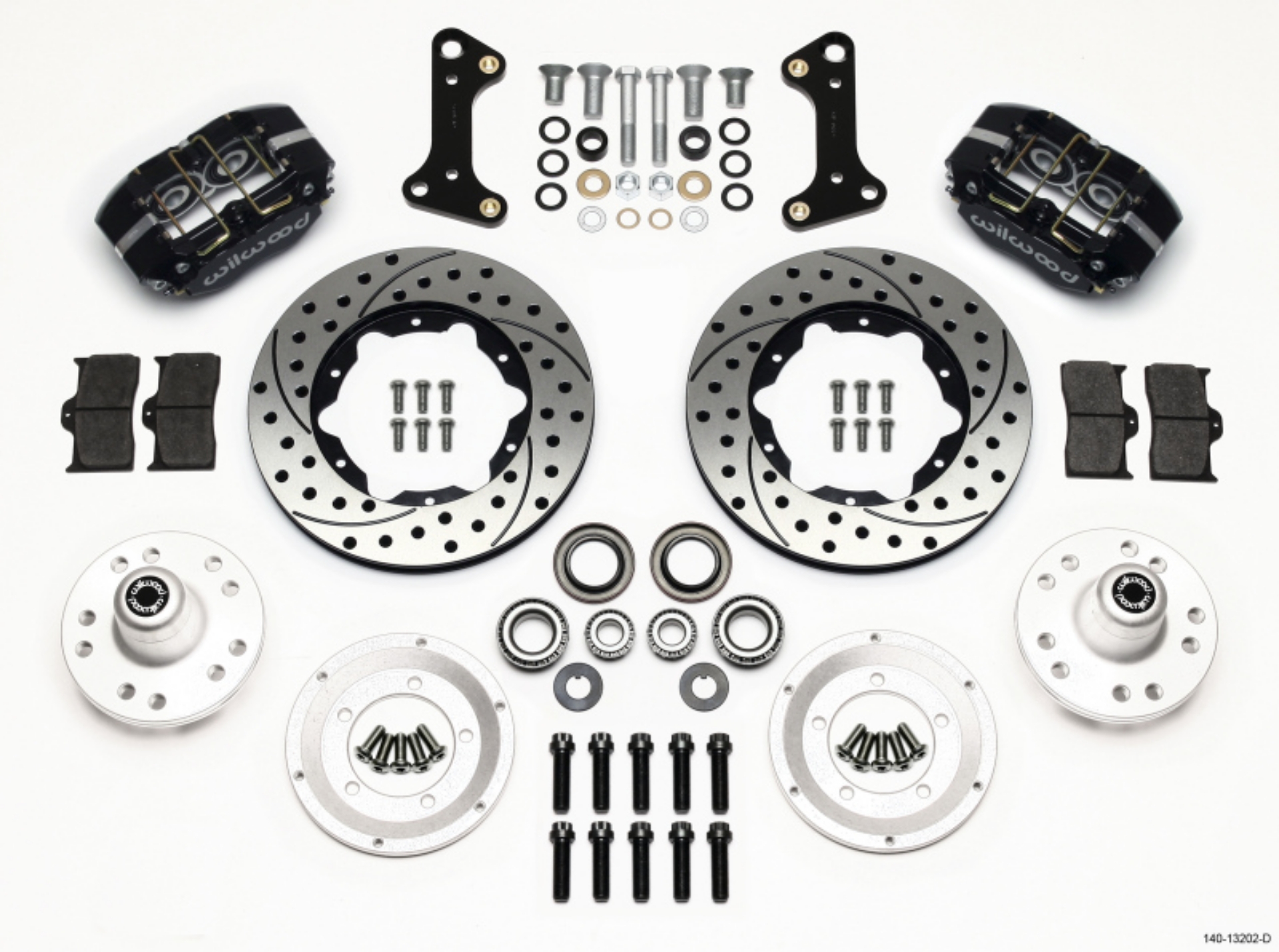 Picture of Wilwood Dynapro Dust-Boot Front Kit 11-00in Drilled 67-69 Camaro 64-72 Nova Chevelle