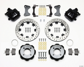 Picture of Wilwood Combination Parking Brake Rear Kit 11-75in Drilled 2011 Fiesta Rear