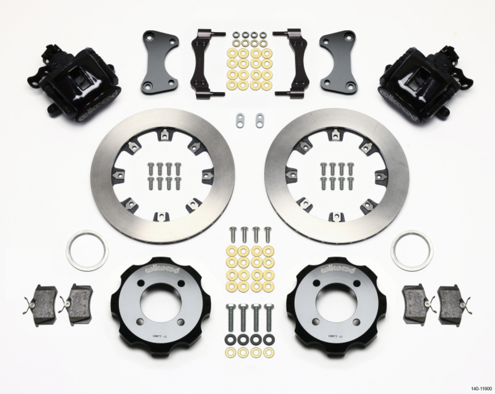 Picture of Wilwood Combination Parking Brake Rear Kit 11-75in 2011 Fiesta Rear