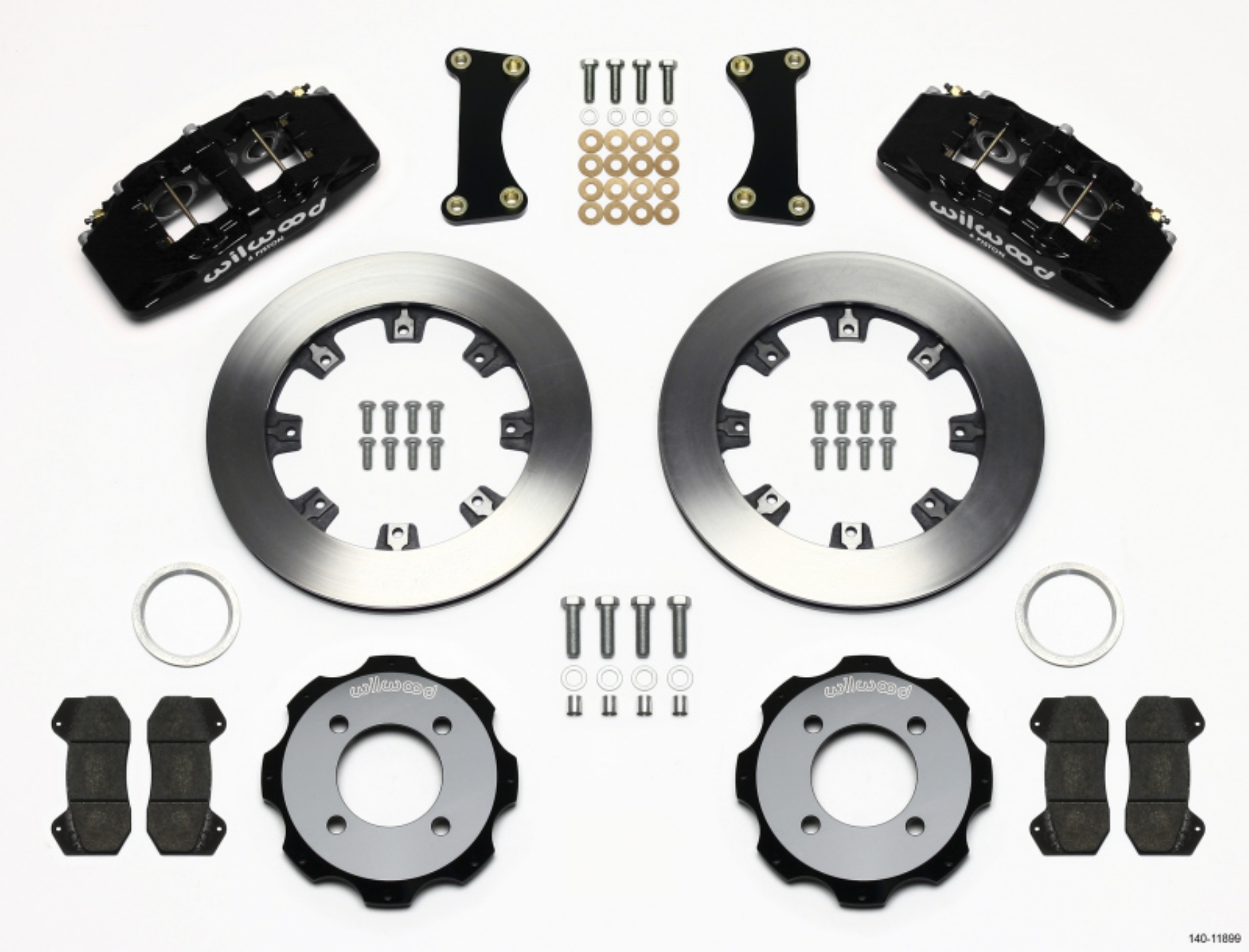 Picture of Wilwood Dynapro 6 Front Hat Kit 12-19in 2011 Fiesta