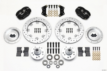 Picture of Wilwood Forged Dynalite Front Kit 12-19in Drill-Zinc Magnum Force Drop Spndle