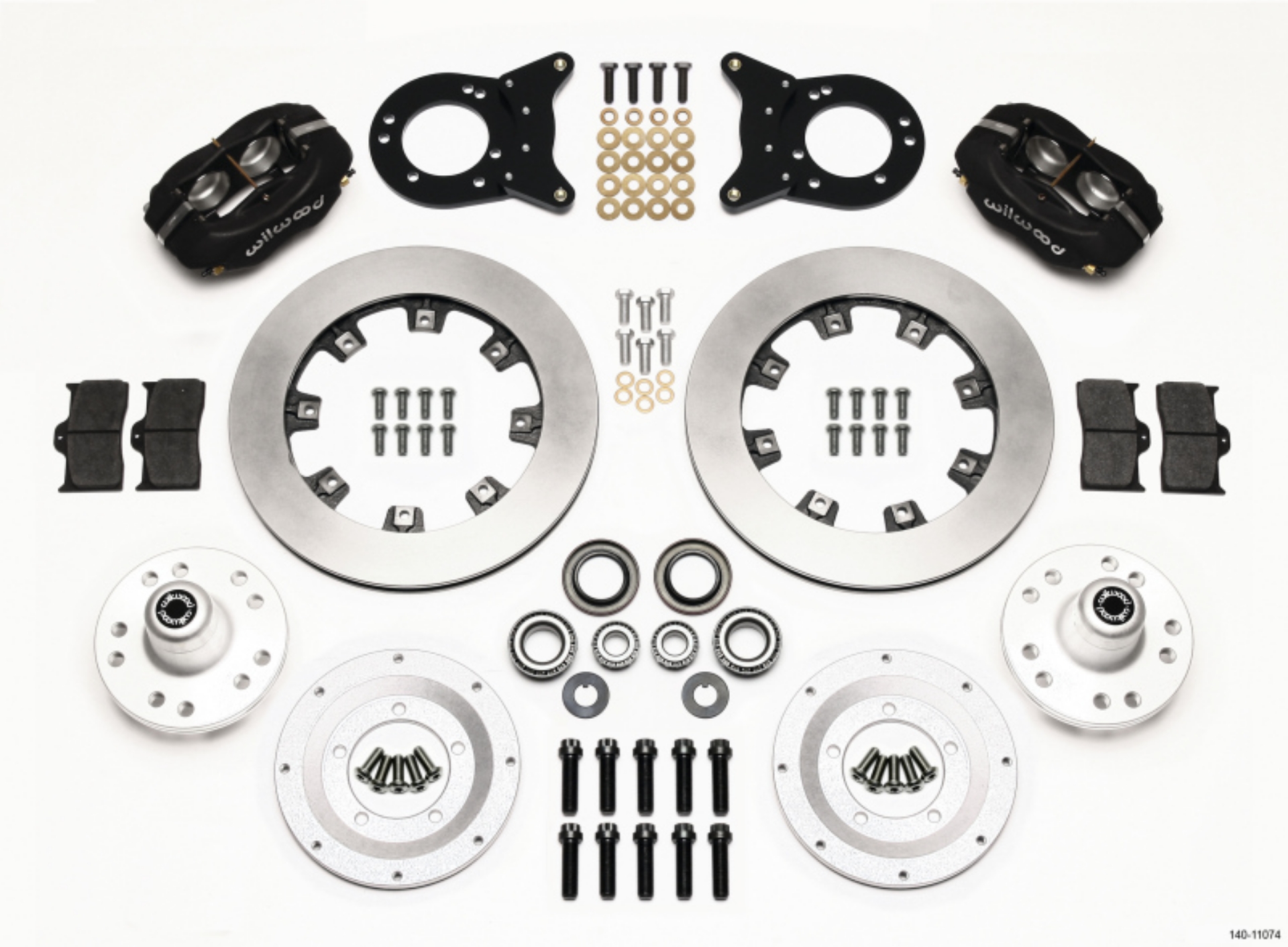 Picture of Wilwood Forged Dynalite Front Kit 12-19in 1970-1973 Mustang Disc & Drum Spindle