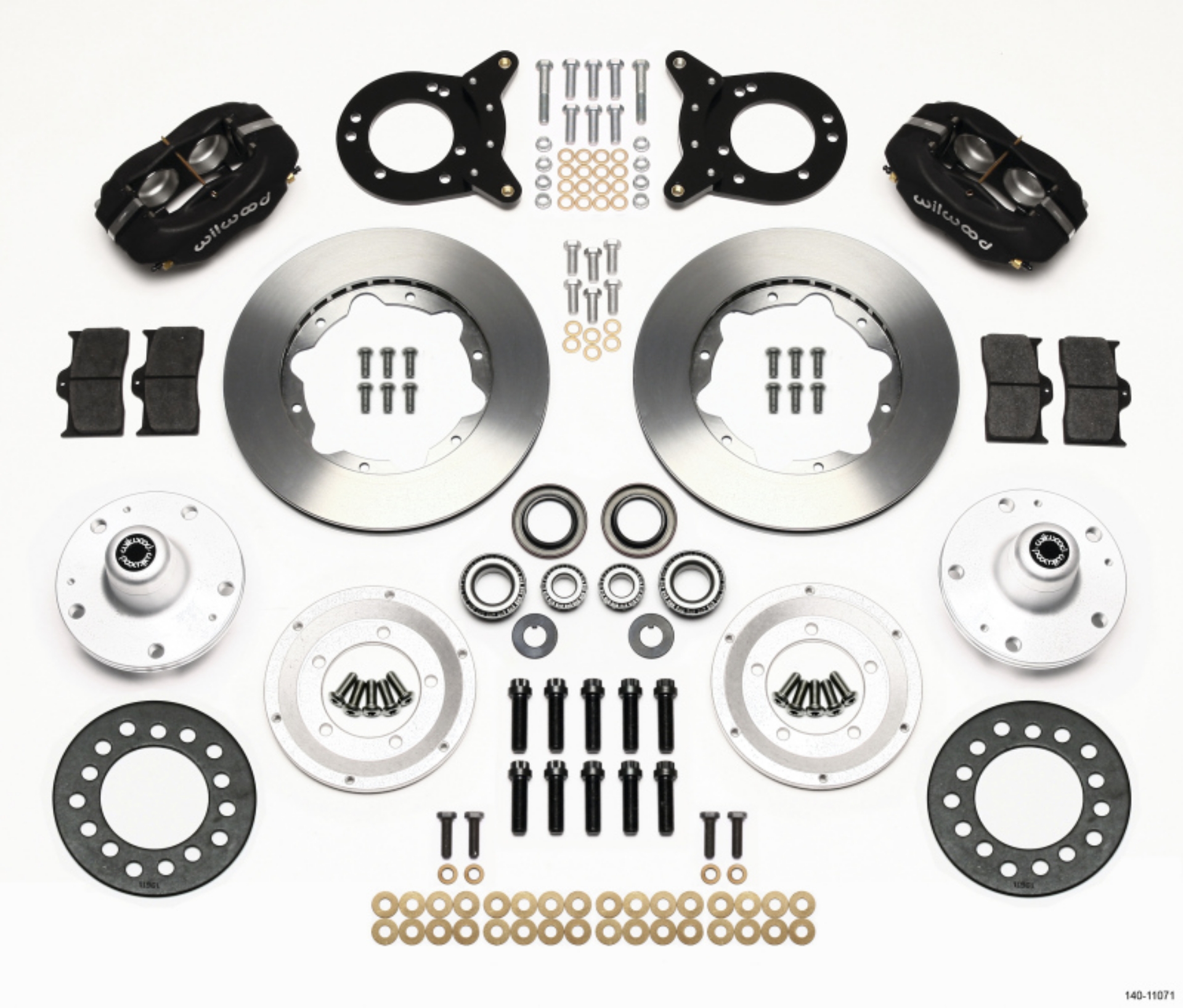 Picture of Wilwood Forged Dynalite Front Kit 11-00in 1965-1969 Mustang Disc & Drum Spindle
