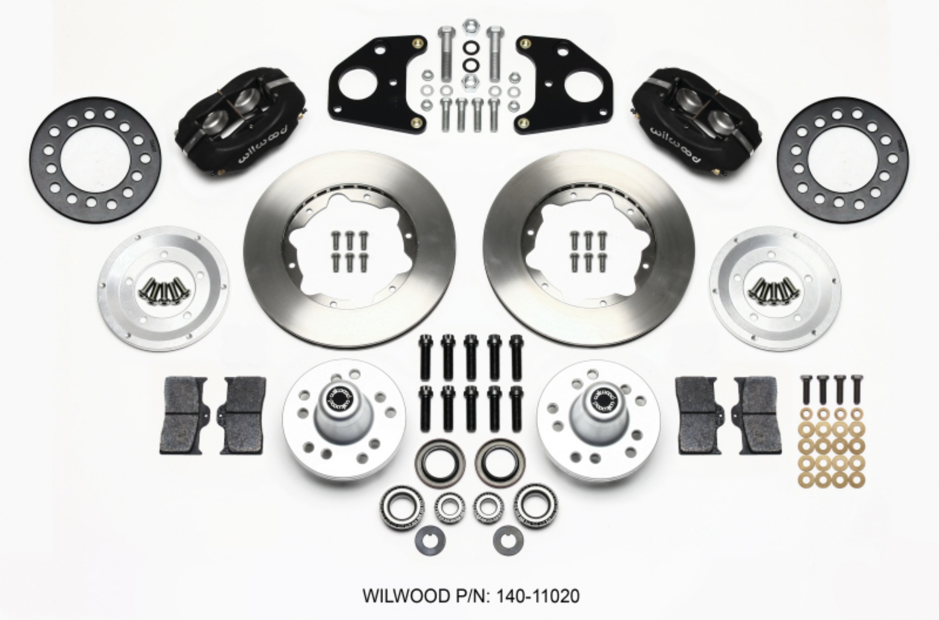 Picture of Wilwood Forged Dynalite Front Kit 11-00in 62-72 CDP B & E Body-Drum