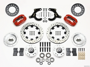 Picture of Wilwood Forged Dynalite Front Kit 11-75in Drilled Red 59-64 Chevy Impala - 63-64 Corvette