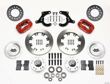 Picture of Wilwood Forged Dynalite Front Kit 11-75in Red 55-57 Chevy