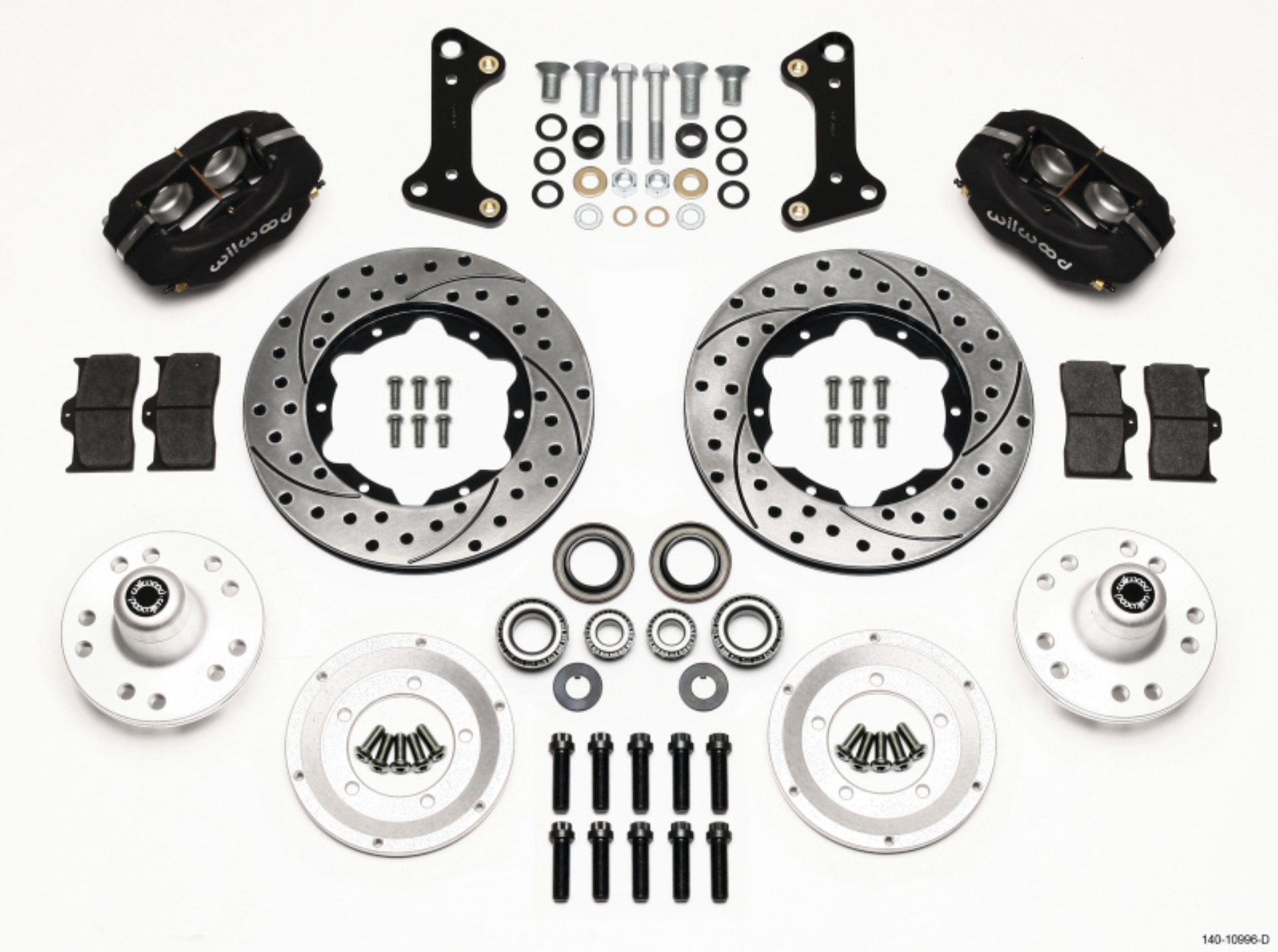 Picture of Wilwood Forged Dynalite Front Kit 11-00in Drilled 67-69 Camaro 64-72 Nova Chevelle