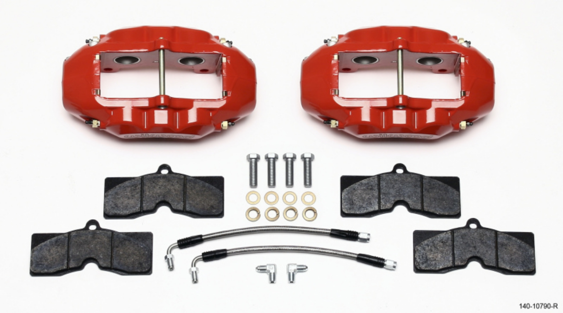 Picture of Wilwood D8-4 Rear Caliper Kit Red Corvette C2 - C3 65-82