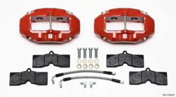Picture of Wilwood D8-4 Rear Caliper Kit Red Corvette C2 - C3 65-82