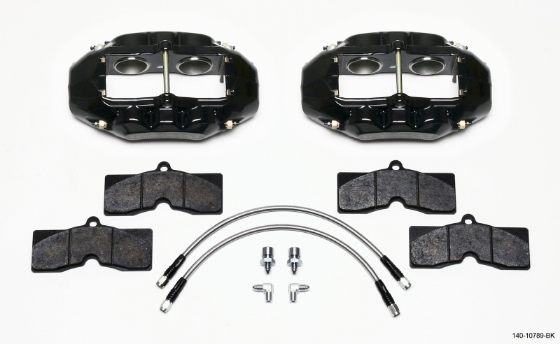 Picture of Wilwood D8-4 Front Caliper Kit Black Corvette C2 - C3 65-82