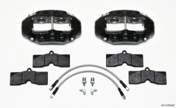 Picture of Wilwood D8-4 Front Caliper Kit Black Corvette C2 - C3 65-82