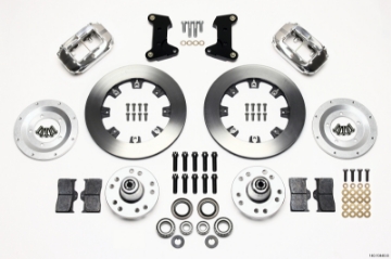 Picture of Wilwood Forged Dynalite Front Kit 12-19in Polished 74-80 Pinto-Mustang II Disc Spindle only