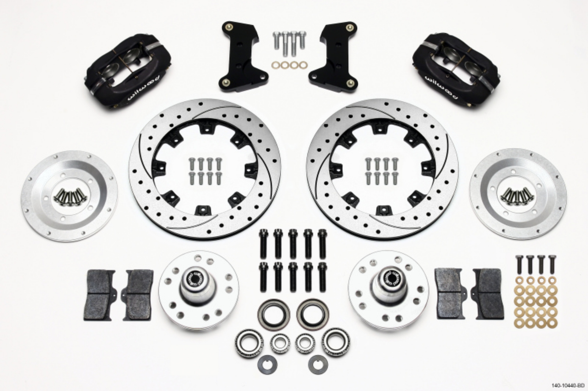Picture of Wilwood Forged Dynalite Front Kit 12-19in Drilled 74-80 Pinto-Mustang II Disc Spindle only