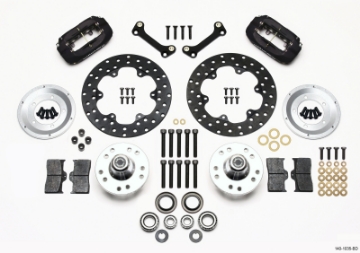 Picture of Wilwood Forged Dynalite Front Drag Kit Drilled Rotor 82-92 Camaro-Firebird