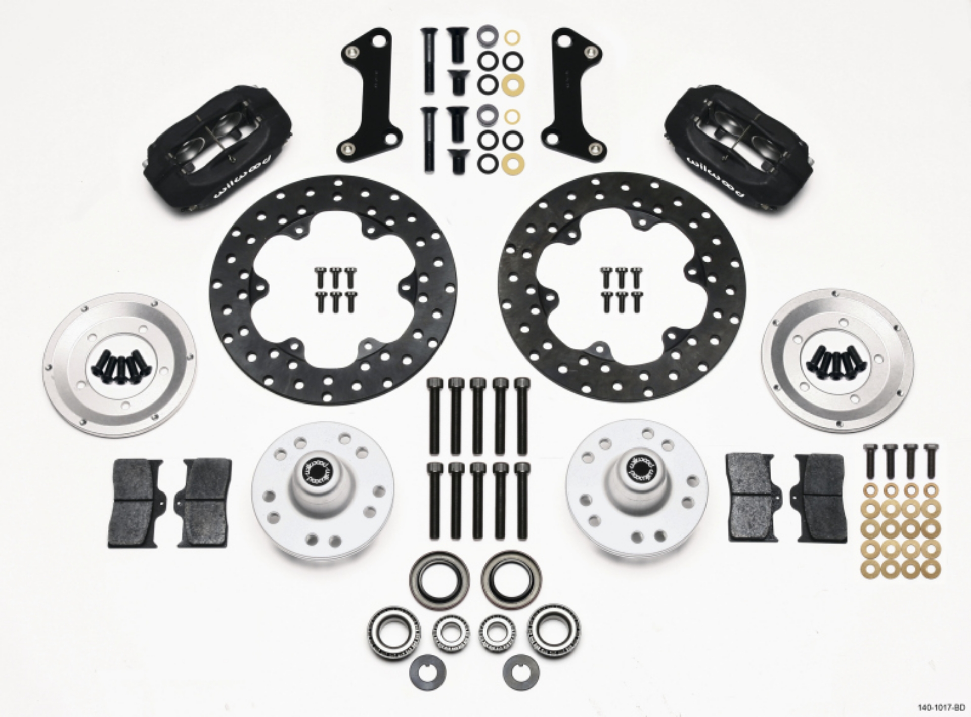 Picture of Wilwood Forged Dynalite Front Drag Kit Drilled Rotor 67-69 Camaro 64-72 Nova Chevelle