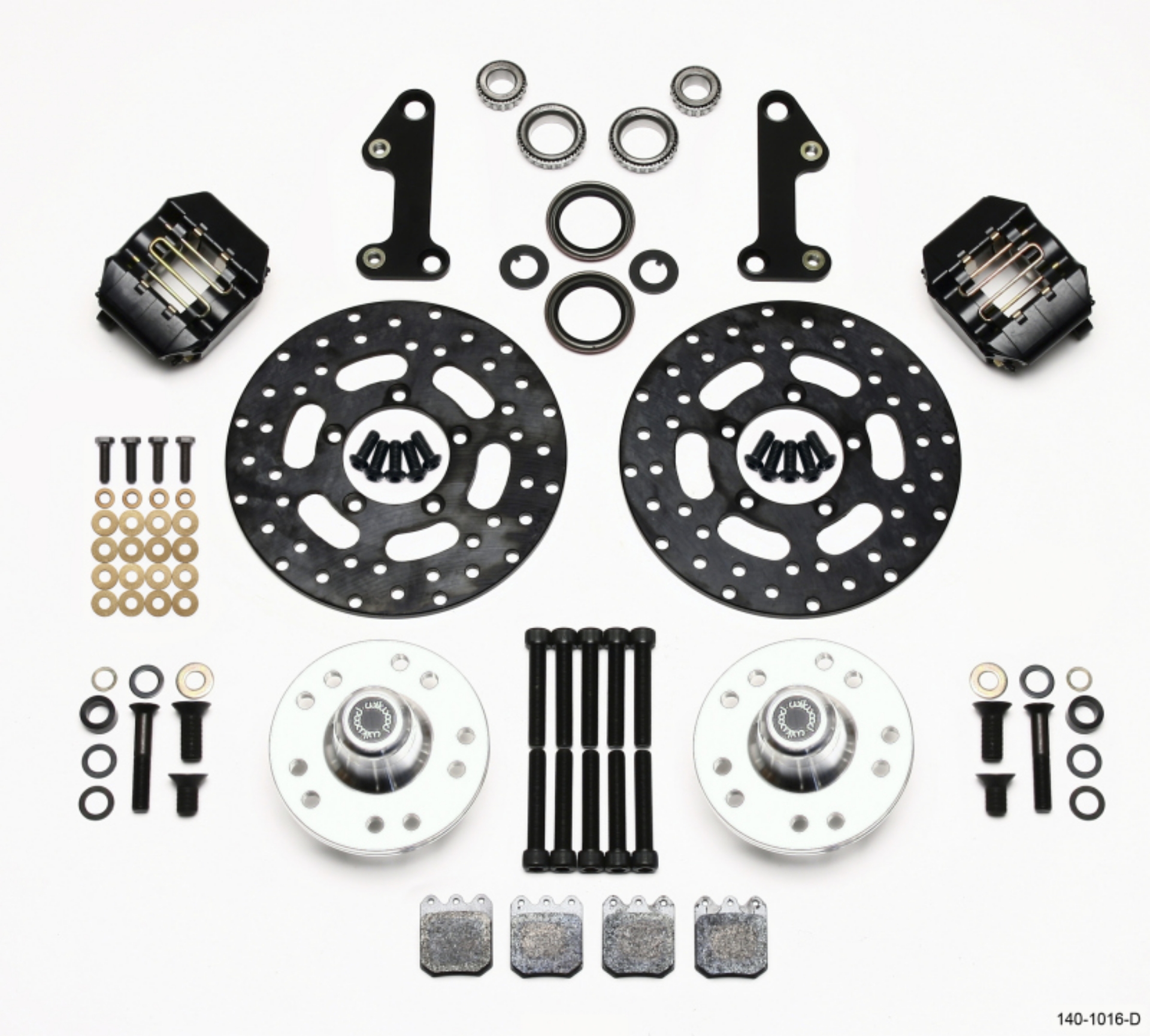 Picture of Wilwood Dynalite Single Front Drag Kit Drilled Rotor 67-69 Camaro 64-72 Nova Chevelle