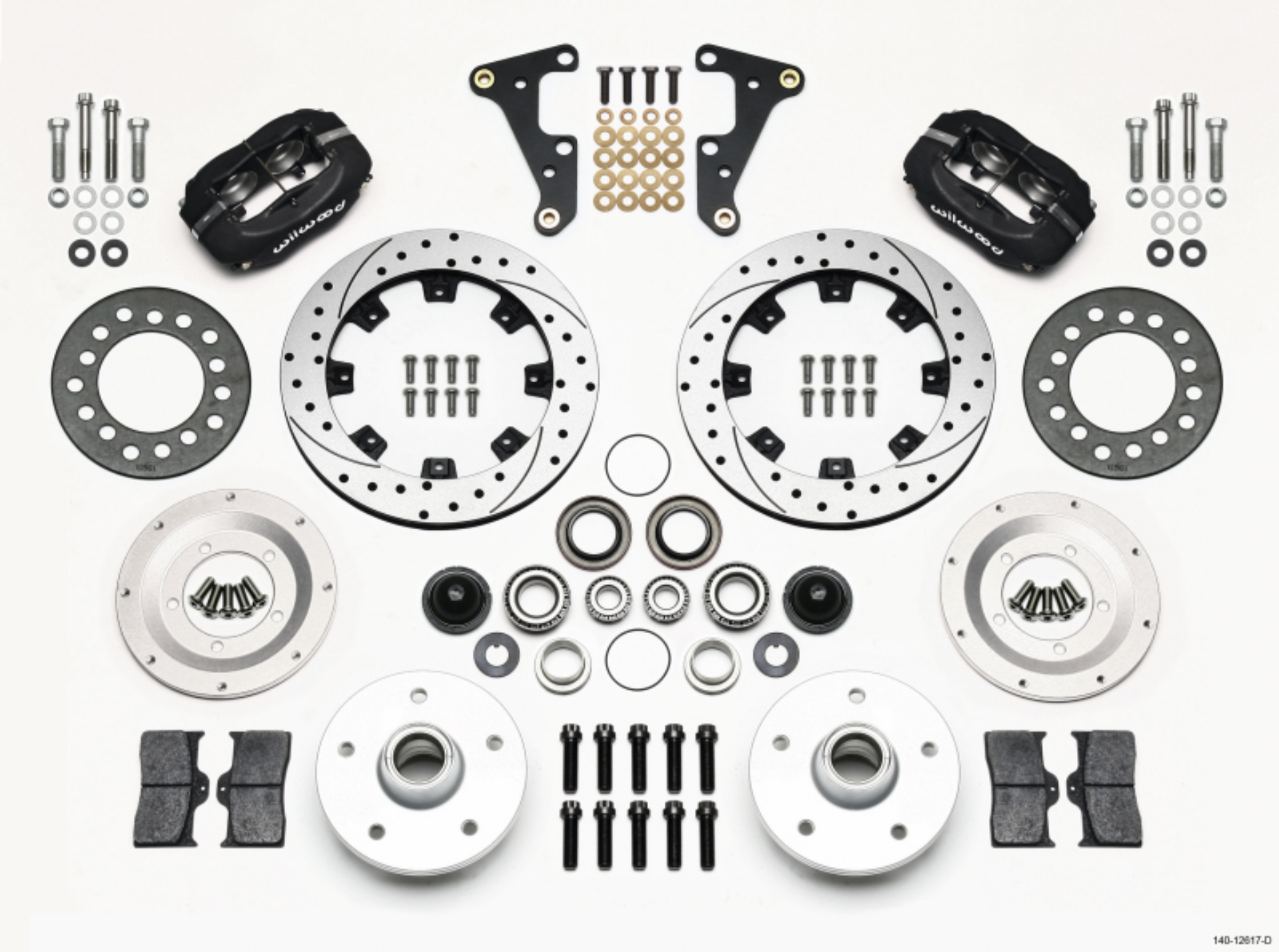 Picture of Wilwood Forged Dynalite Front Kit 11-75in Drilled 40-52 Oldsmobile