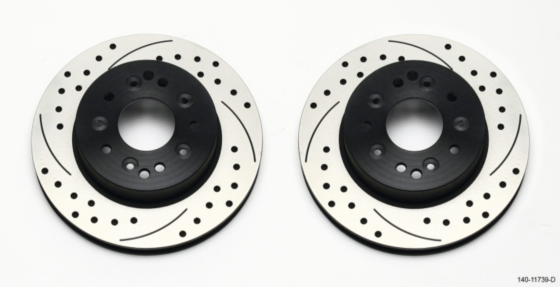 Picture of Wilwood Rotor Kit Rear-Drilled 65-82 Corvette C2-C3 1Pc Rotors