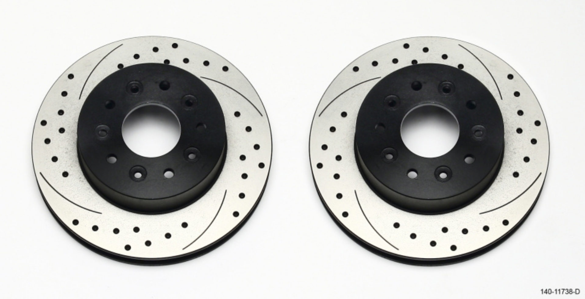 Picture of Wilwood Rotor Kit Front-Drilled 65-82 Corvette C2-C3 1Pc Rotors