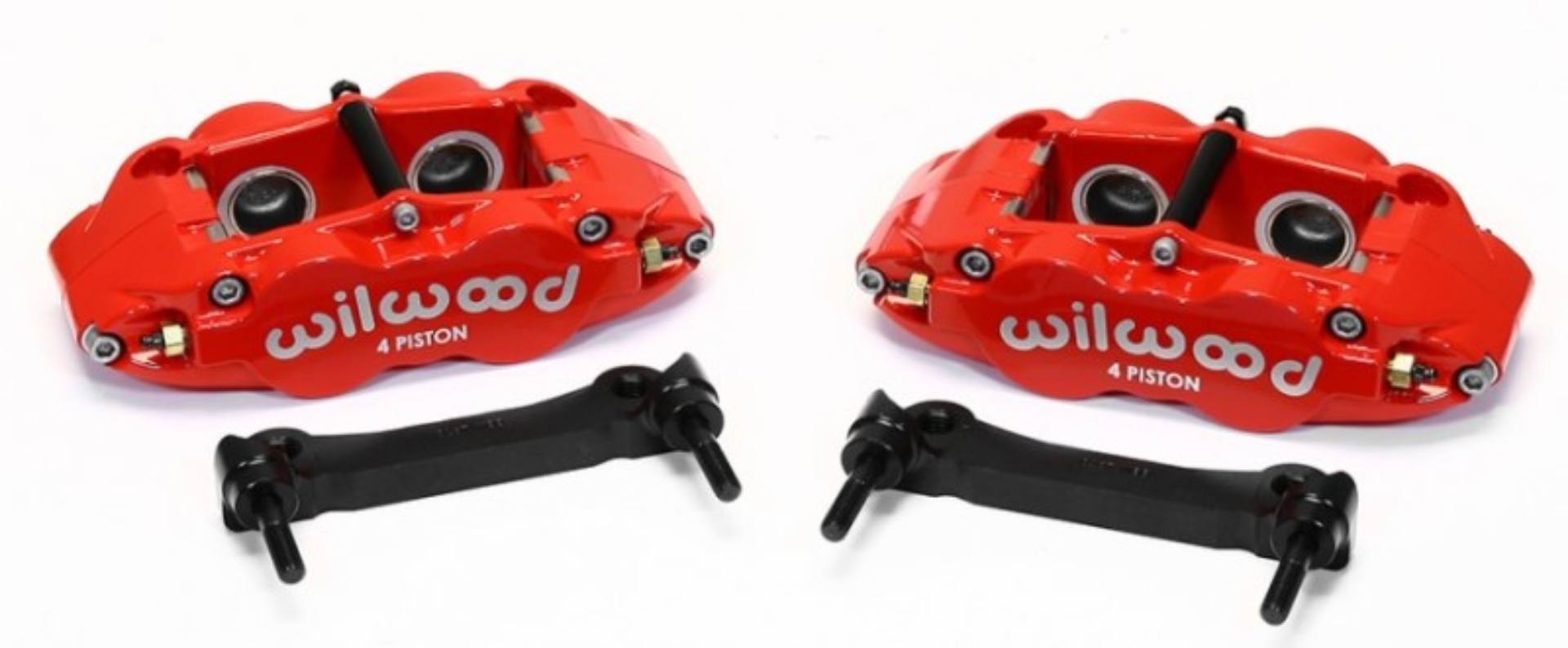 Picture of Wilwood Narrow Superlite 4R Rear Caliper & Bracket Kit - Red 97-13 C5-C6 Corvette w- OEM Rotors