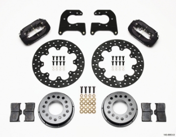 Picture of Wilwood Forged Dynalite Rear Drag Kit Drilled Rotor Mopar-Dana 2-50in Off w-Snap Ring Bearing