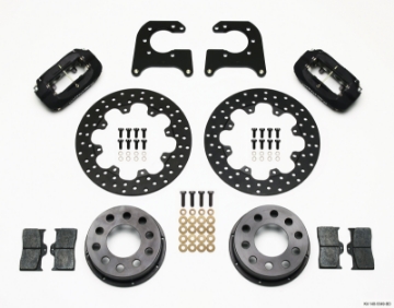 Picture of Wilwood Forged Dynalite Rear Drag Kit Drilled Rotor 58-64 Olds-Pont -690in Studs