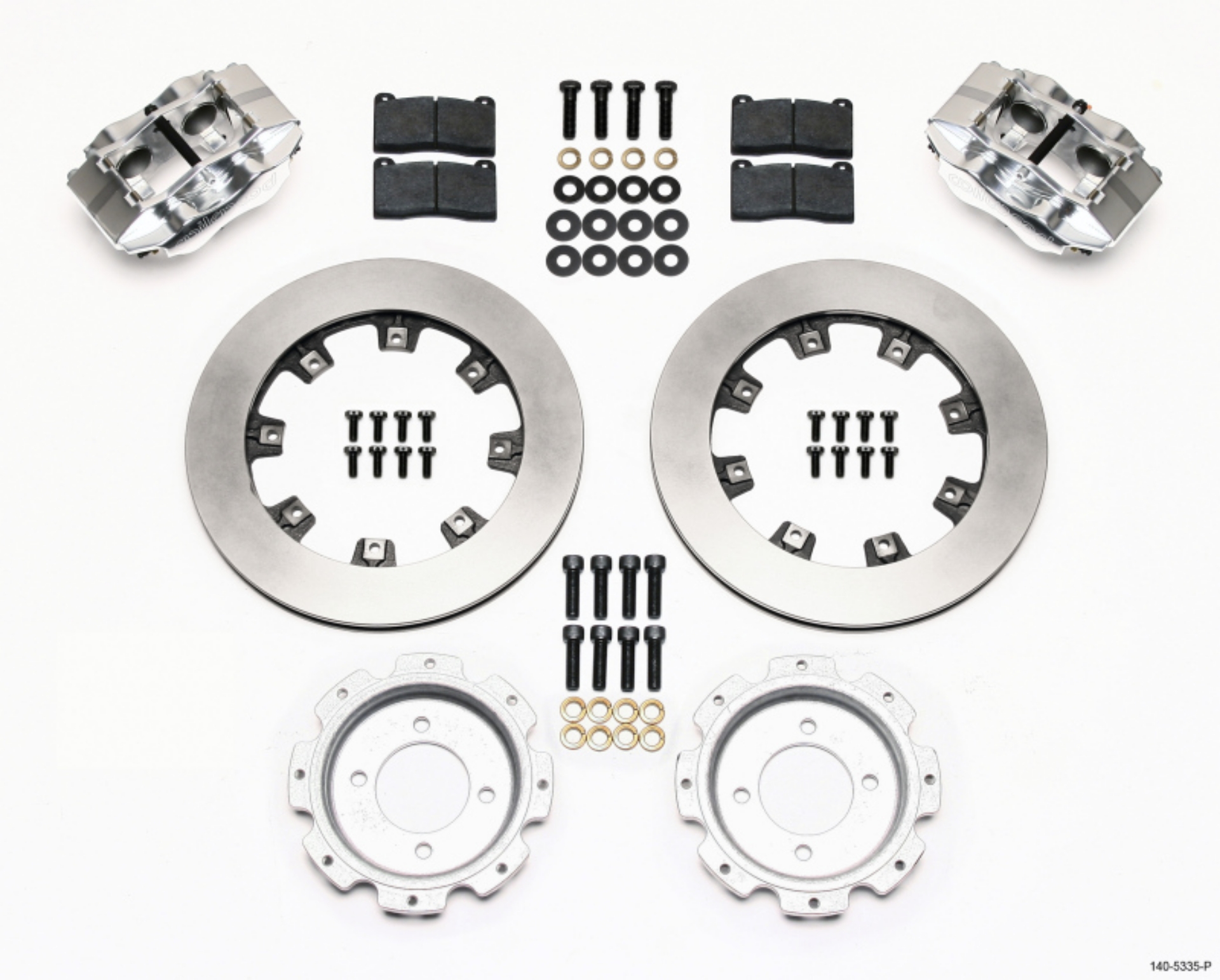 Picture of Wilwood Narrow Dynalite Inboard Rear Kit Polished Quick Change Rear End