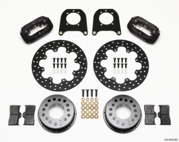 Picture of Wilwood Forged Dynalite Rear Drag Kit Drilled Rotor Chev 12 Bolt w-Clip Eliminator