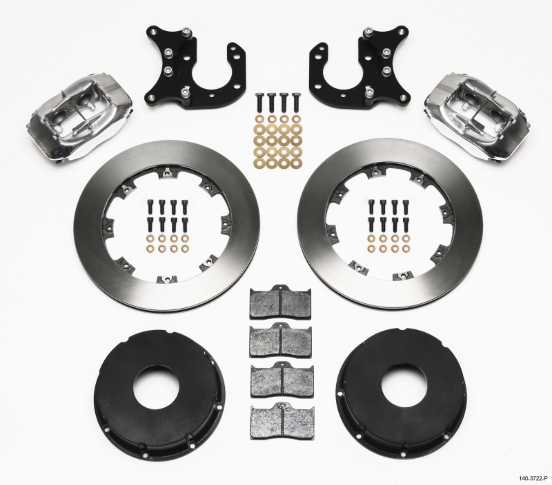 Picture of Wilwood Forged Dynalite P-S Rear Kit Polished Big Ford 2-36in Offset Currie Blank