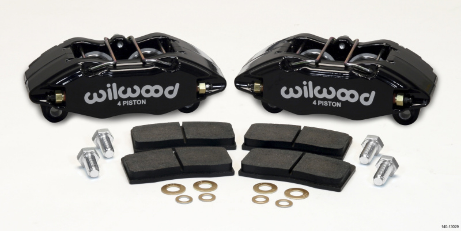 Picture of Wilwood DPHA Front Caliper & Pad Kit Black Honda - Acura w- 262mm OE Rotor