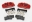 Picture of Wilwood AERO6 Front Caliper & Bracket Kit - Red 97-13 C5-C6 Corvette w- OEM HD-Z51 Rotors