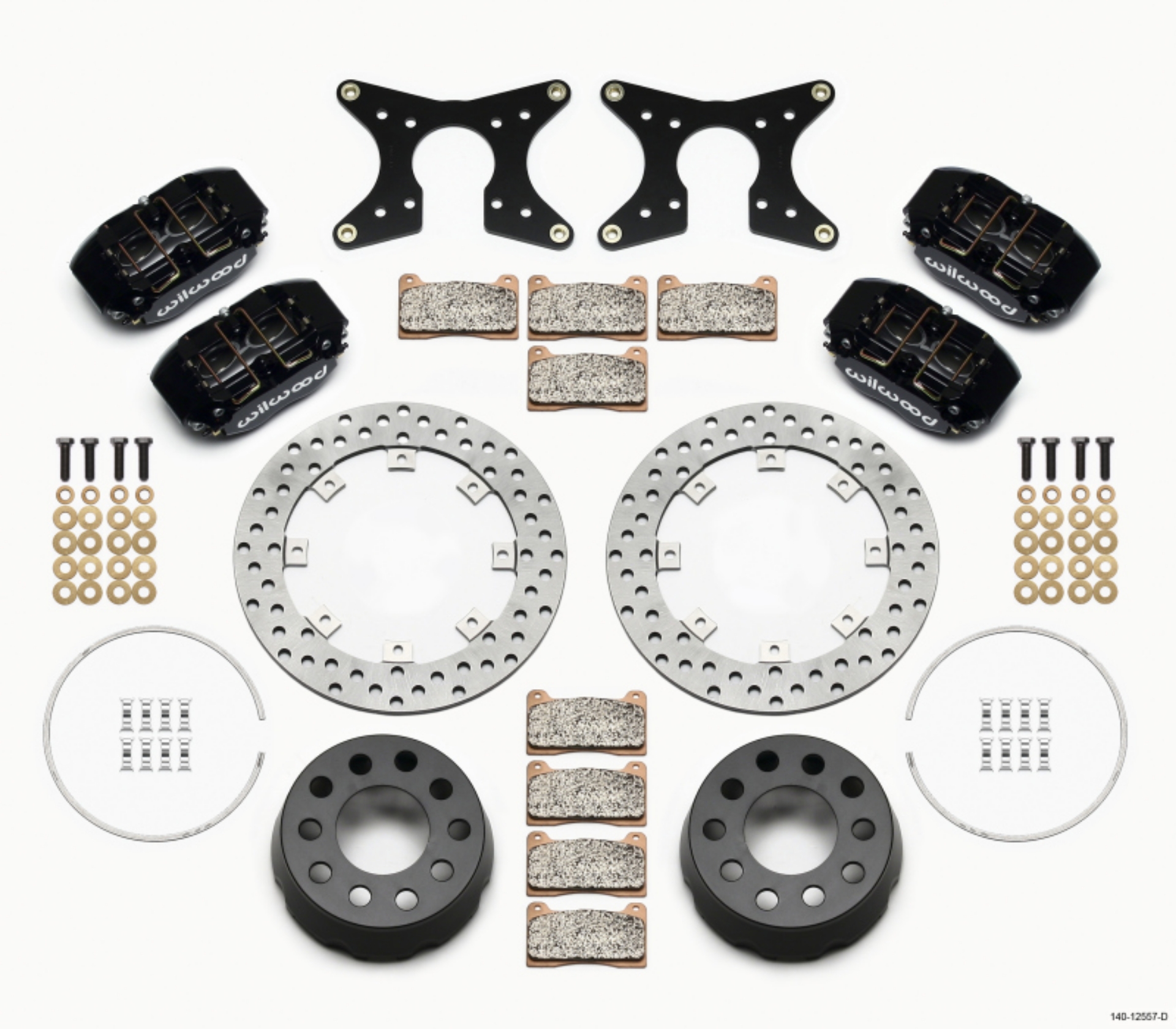 Picture of Wilwood Dynapro Lug Mount Dual Rear Dynamic Kit SA Drilled M-W-Lamb Ends -690in Studs