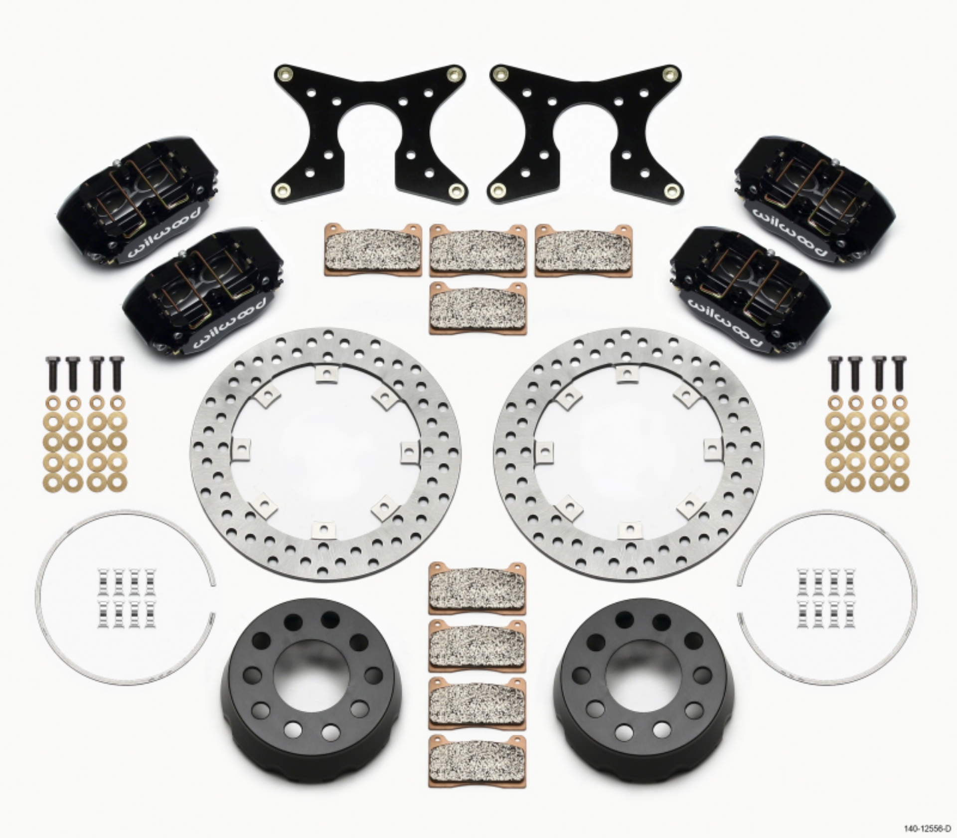 Picture of Wilwood Dynapro Lug Mount Dual Rear Dynamic Kit SA Drilled 58-64 Olds-Pont -690in Studs