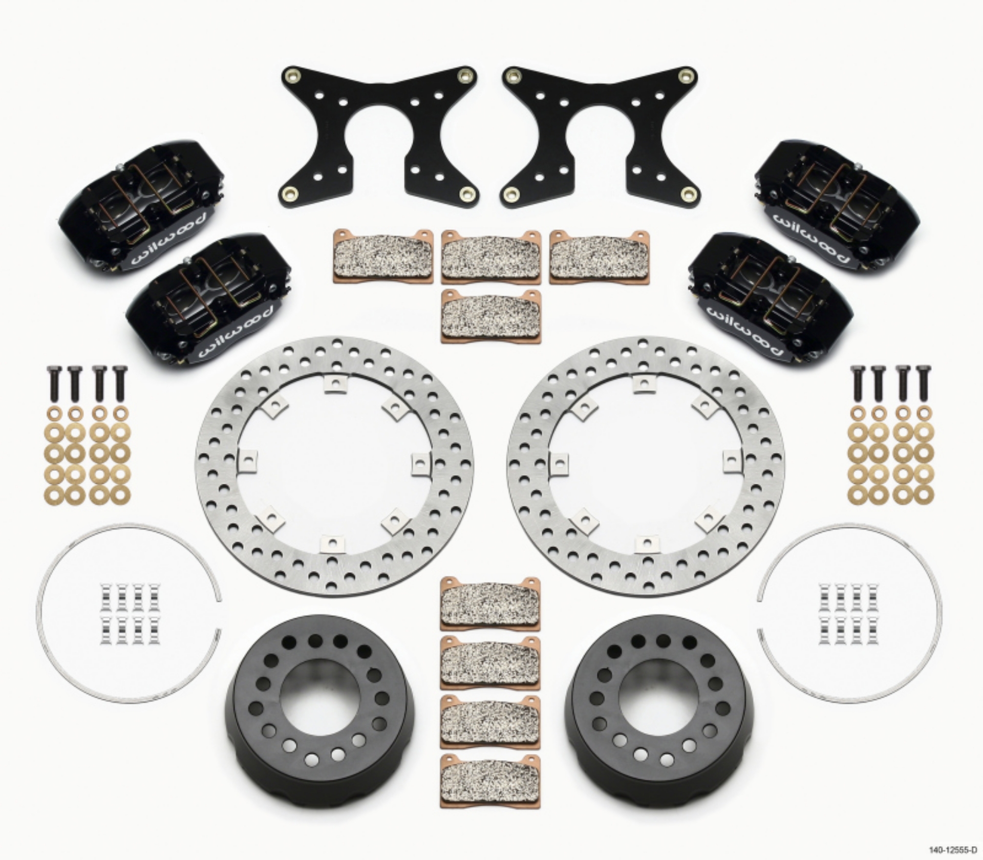 Picture of Wilwood Dynapro Lug Mount Dual Rear Dynamic Kit SA Drilled M-W-Lamb Ends 1-2in Studs