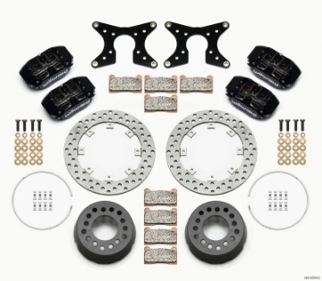 Picture of Wilwood Dynapro Lug Mount Dual Rear Dynamic Kit SA Drilled 58-64 Olds-Pont 1-2in Studs