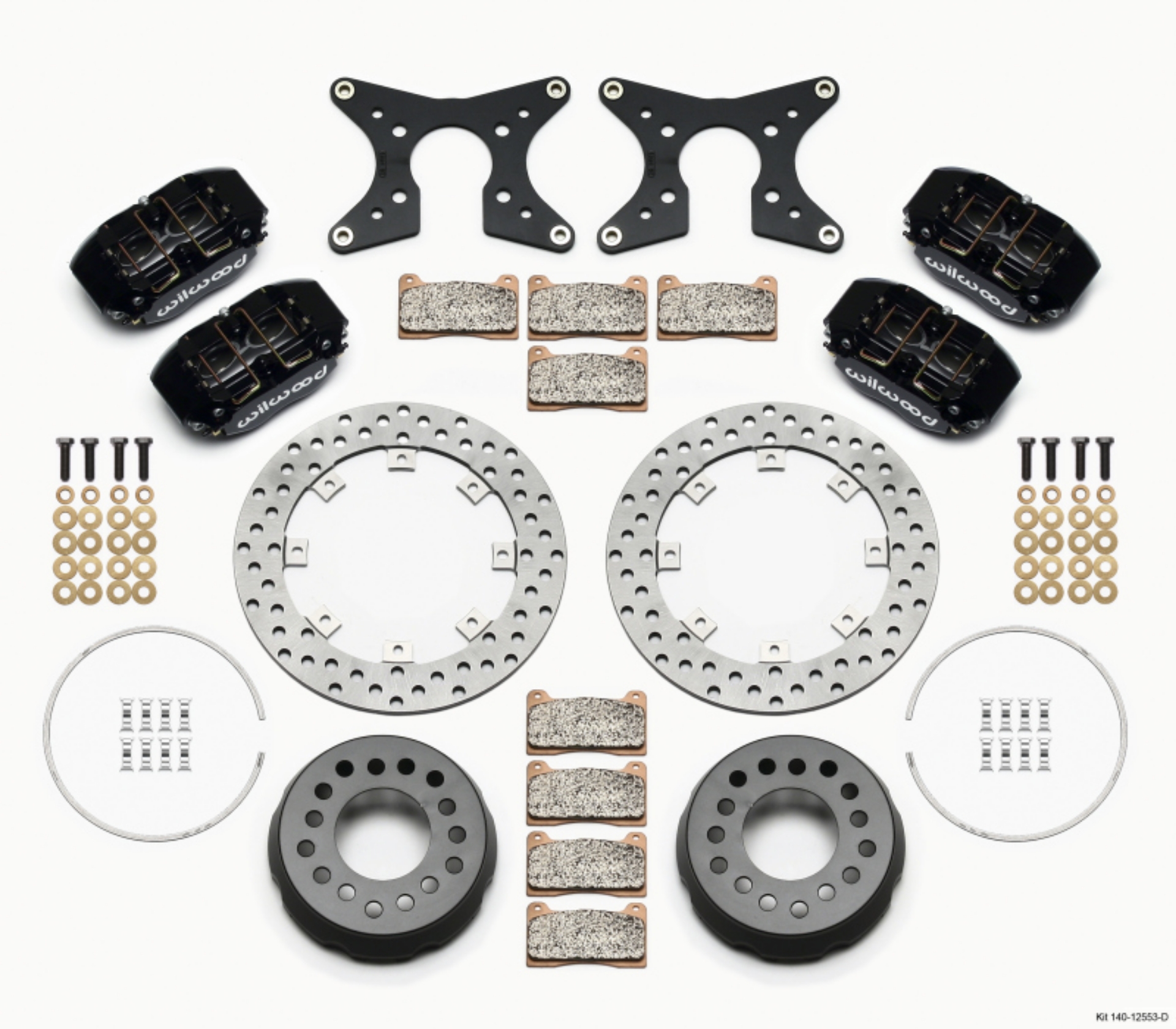 Picture of Wilwood Dynapro Lug Mount Dual Rear Dynamic Kit SA Drilled Big Ford 2-36in Offset