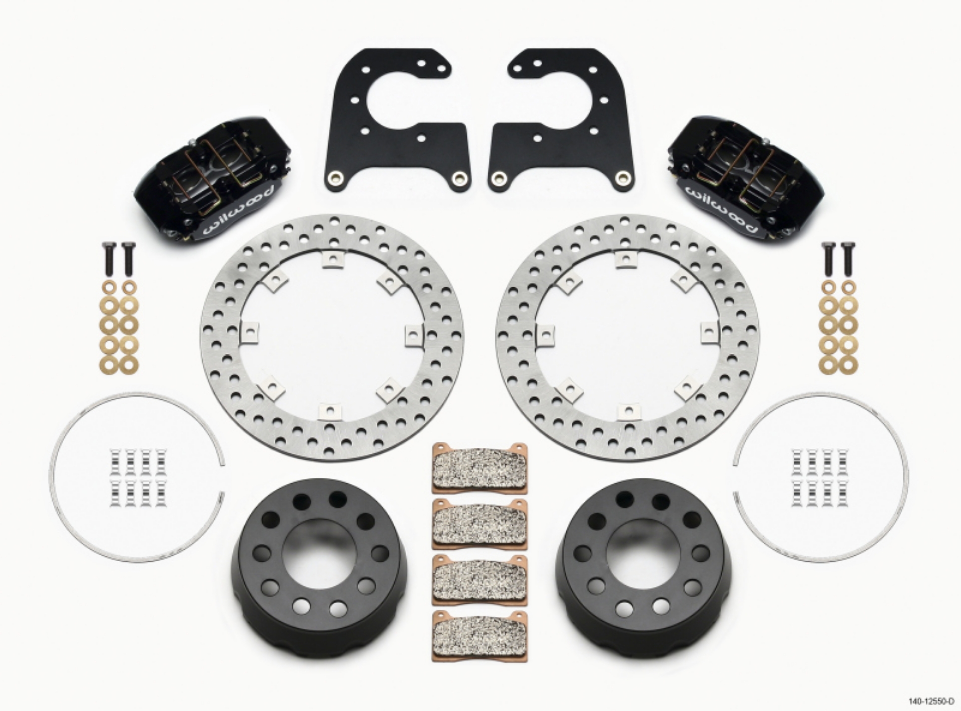 Picture of Wilwood Dynapro Lug Mount Single Rear Dynamic Kit SA Drilled 58-64 Olds-Pont -690in Studs