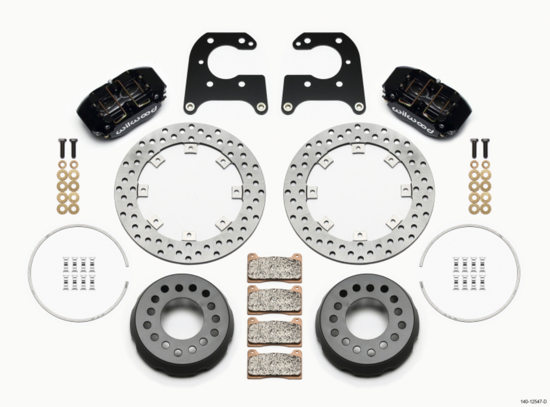 Picture of Wilwood Dynapro Lug Mount Single Rear Dynamic Kit SA Drilled Big Ford 2-36in Offset
