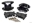 Picture of Wilwood D154 Front Caliper Kit - Black 1-62 - 1-62in Piston 1-04in Rotor