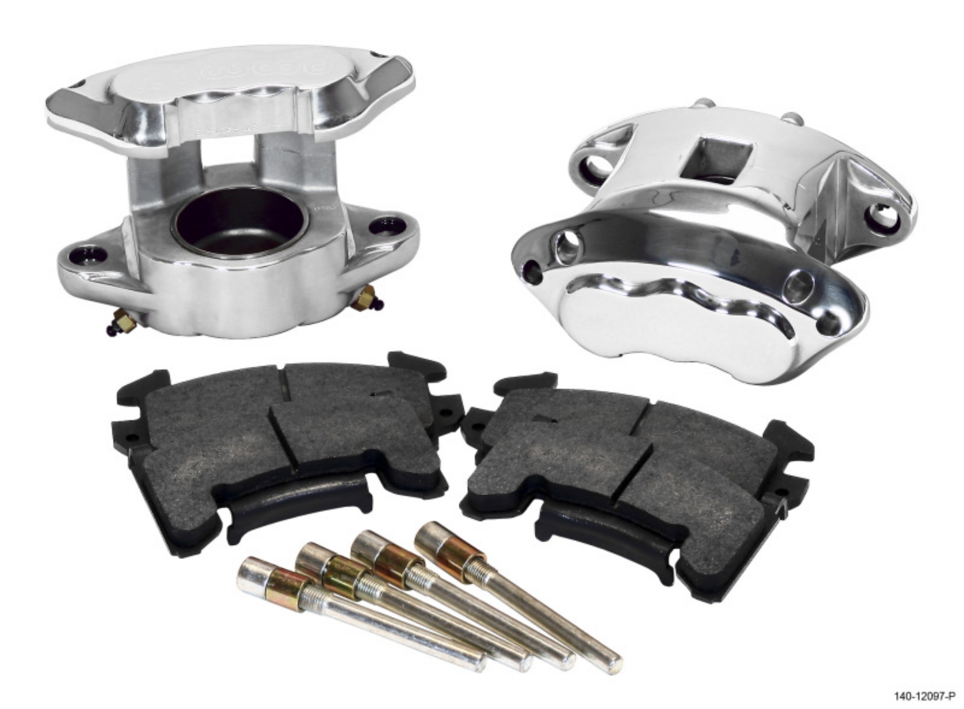 Picture of Wilwood D154 Front Caliper Kit -Polished 2-50in Piston 1-04in Rotor