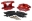 Picture of Wilwood D52 Rear Caliper Kit - Red 1-25 - 1-25in Piston 1-04in Rotor