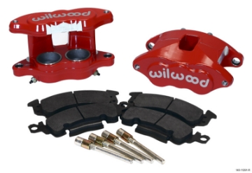 Picture of Wilwood D52 Front Caliper Kit - Red 2-00 - 2-00in Piston 1-04in Rotor
