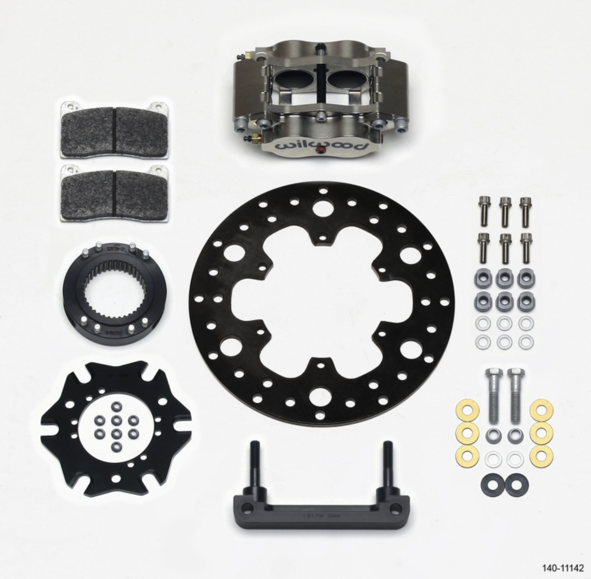 Picture of Wilwood Billet Narrow Dynalite Radial Mount Rear Inboard Midget Kit 10-50in x 0-35 Drilled Disc
